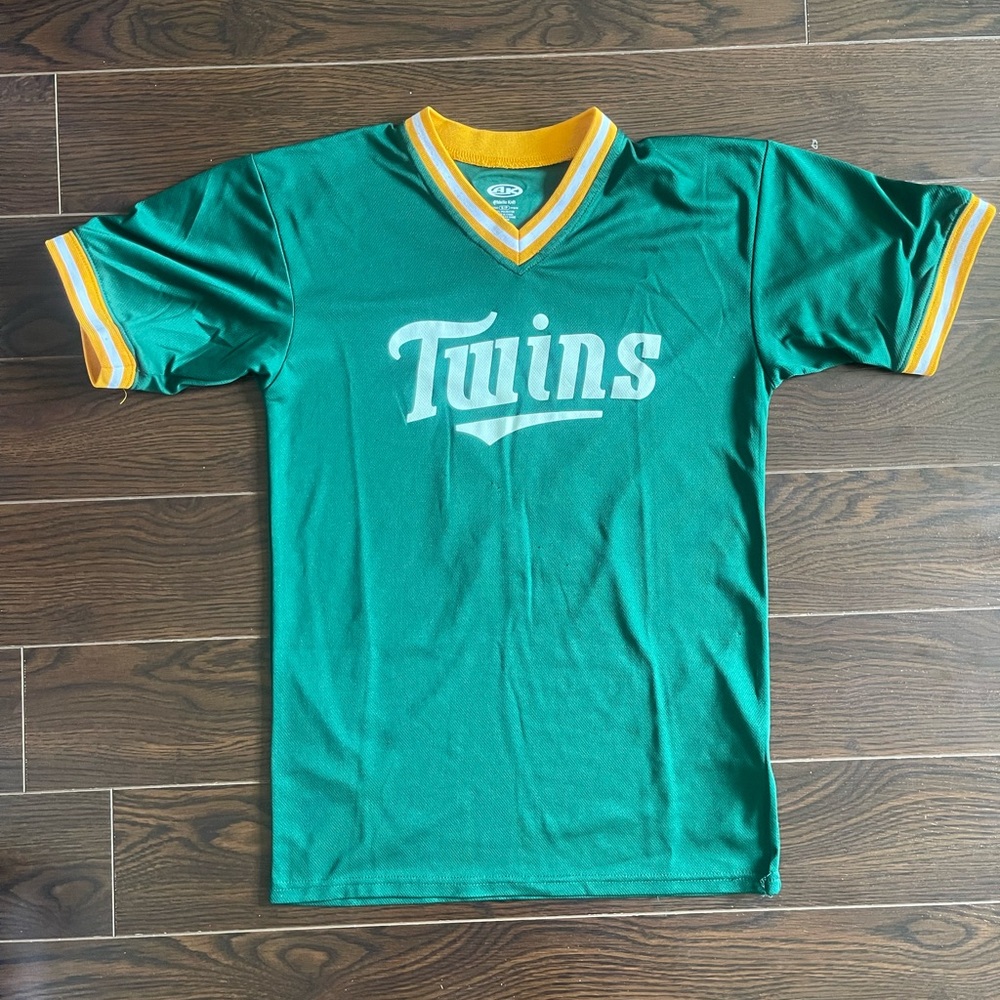 Green Twins Jersey with Yellow Accents